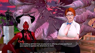 Hitting it with three hot babes at the sex resort