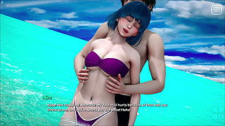 Japanese Petite Stepsister Having Sex With Hiro On Beach