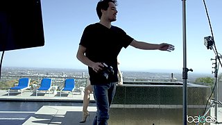 Tyler Nixon’s Photoshoot Heat with Fiery Fun