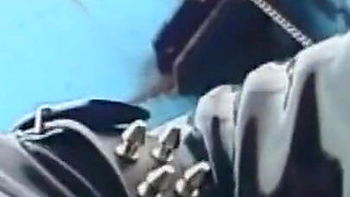 Pussy licking in gas mask humiliating