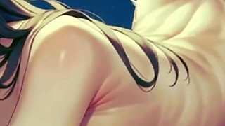 Amazing Sex with a Busty Beauty Under the Moon