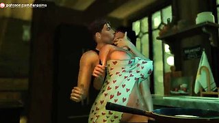 Sims 4 Hottest MILF Mom Fuck - Hardcore 3D Sex with Big Tits Brunette