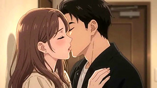 Long distance lovers met after long time and fuck hard