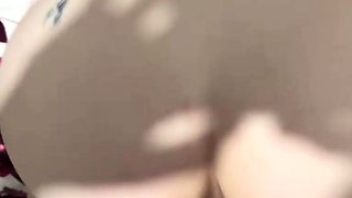 Step sister doing anal invasion and drinking post-workout