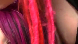 Emo slave getting her dose of orgasms