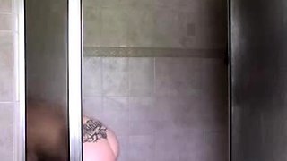 Big-Bottom MILF in the Shower