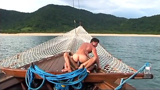 Great anal latino sex on boat