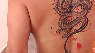 Latina with a Big Ass Plays with Her Pussy While Oiling Herself up