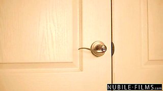 Fair skin clip with perky Emma Hix and Kyle Mason from Nubile Films