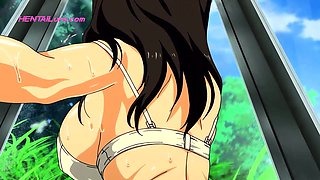 Hot Day Leads to Passionate Virgin Sex at the Phone Booth