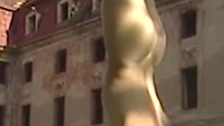 German BDSM - Slap ass anal outdoor