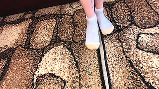 Foot Fetish Sneakers Sock and Bare Feet/sfw