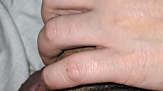 Step mom accidentally slip hand and handjob step son big dick