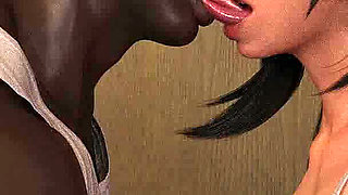 Tifa's Dark Heaven:the Cuck Was Kissing His Girlfriend While the Bull Accidentally Came Inside Her Pussy - Episode 36