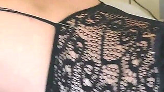 Naked Neighbour Fucks Me in a Bodystocking & Spunks His Load Down My Throat & Over My Face