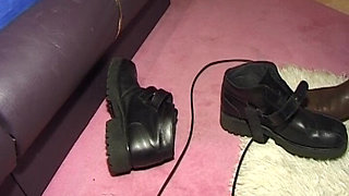 Big Titted German MILF in Black Stockings Got Fucked in Threesome