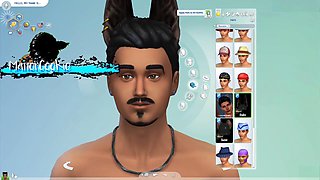 Hot blonde Cookiemanor gets playful with neighbors using a wicked mod in Sims four