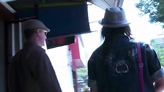 Tongue pierced Thai MILF gets picked up