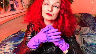 Arya Granders Kinky ASMR Latex Gloves Rubbing