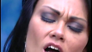 Luxurious Asian MILF with huge boobs enjoys dick in her mouth and tight hole