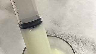 Shower Piss and Milk Enema