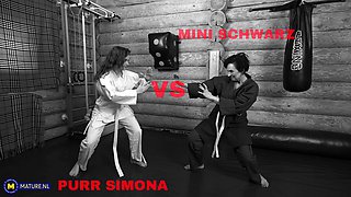 Granny Vs Teen Old And Young Lesbian Wrestling Sex