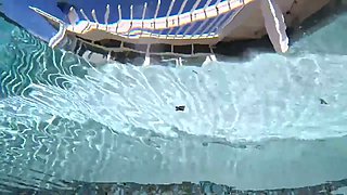 Over/underwater Pool Shots and a Long, Slow-mo Outdoor Shower