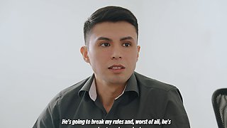 Young Argentine Woman with a Big Butt Seduces Her Boss