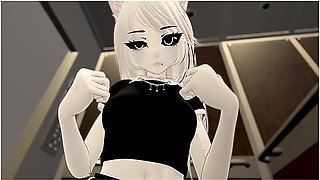 Stuck In The Elevator With A Hot Girl Asmr Vrchat Roleplay - Car Toon