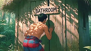 Hot Village Aunty Seduction, Animated Desi Porn