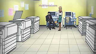 Manager Bangs his Fresh Trampy Assistant On Her First-ever Day(Anime porn)
