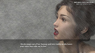 Busty Cheating Wife MILF Gets Her Tight Pussy Creampied in the Shower by 18yo Young Big Cock  a Stepmother's Love  Part 19