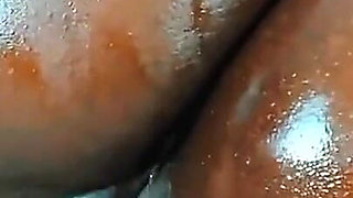 SSBBW Oiled Ass Spread and Pussy Fuck