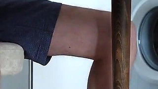 As Soon as the Wife Left the House, He Immediately Fucked the Maid in the Ass!