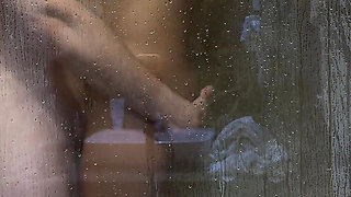 Morning Passionate Sex in the Shower From a Real Couple in Love