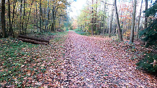 Walking Naked Through the Woods After Her Vagina Slapping