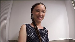 Four Sexy Lesbian Friends Take A Ride On The Fucking Machine