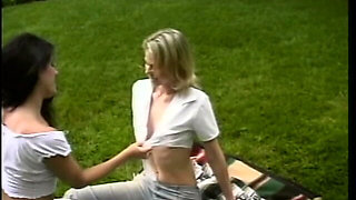 Hot Babes Like It When They Get Their Wet Pink Cunts Get Licked Outdoors