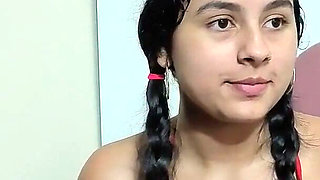 Young Latina with Big Tits Wants to Jerk Your Cock off with Her Tits