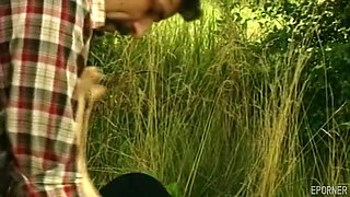 Brunettes Outdoor Vintage Lust Ignites With Intense Oral Heat