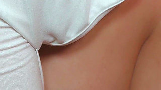 Big MILF Loves Night-time Sex. Huge Thighs. Cum on Your Wife's Big Tits