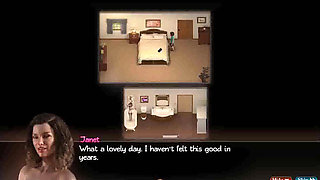 Treasure of Nadia: sexy MILF is masturbating under the shower and a guy is watching on her ep 109