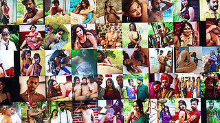 Desi Tharki Sasurji Gets Oil Massage From His Two Daughter in Law Outdoor and Fuck Them ( Hindi Audio )