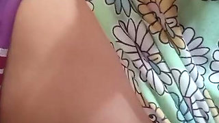 Young Sri Lankan intern trying hard sex during the lunch break with her Dildo