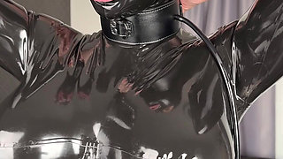 Collared Rubber Doll
