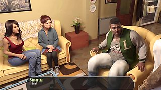 Sexy brunette with a big ass gets into some pc gameplay