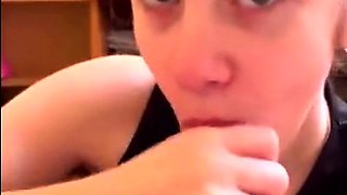 The bitch plays with her friendaposs big dick