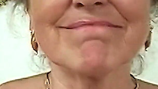 Granny Maria Fingers Her Old Cleft