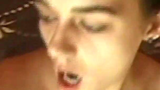 Busty Girl Taking Two Cocks in Her Pussy