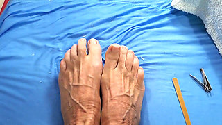 Cutting Toes Nails Feet Fetish